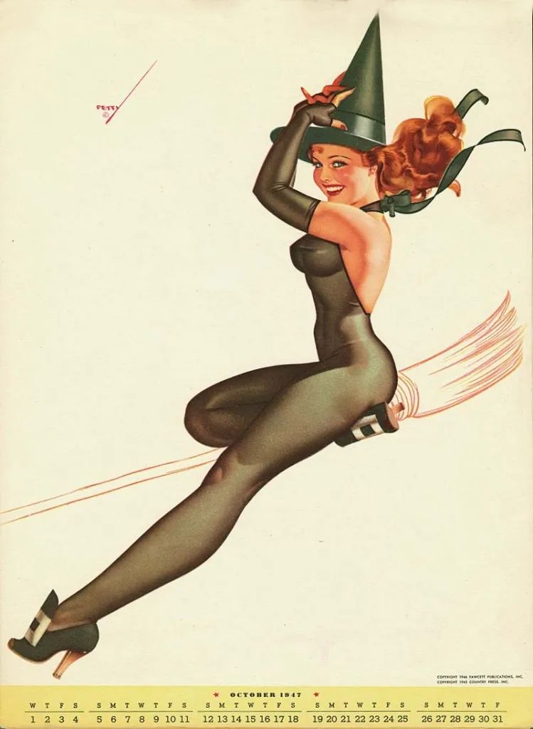 你知道“Pin-up girls”吗?Pin-UP艺术的起源与发展