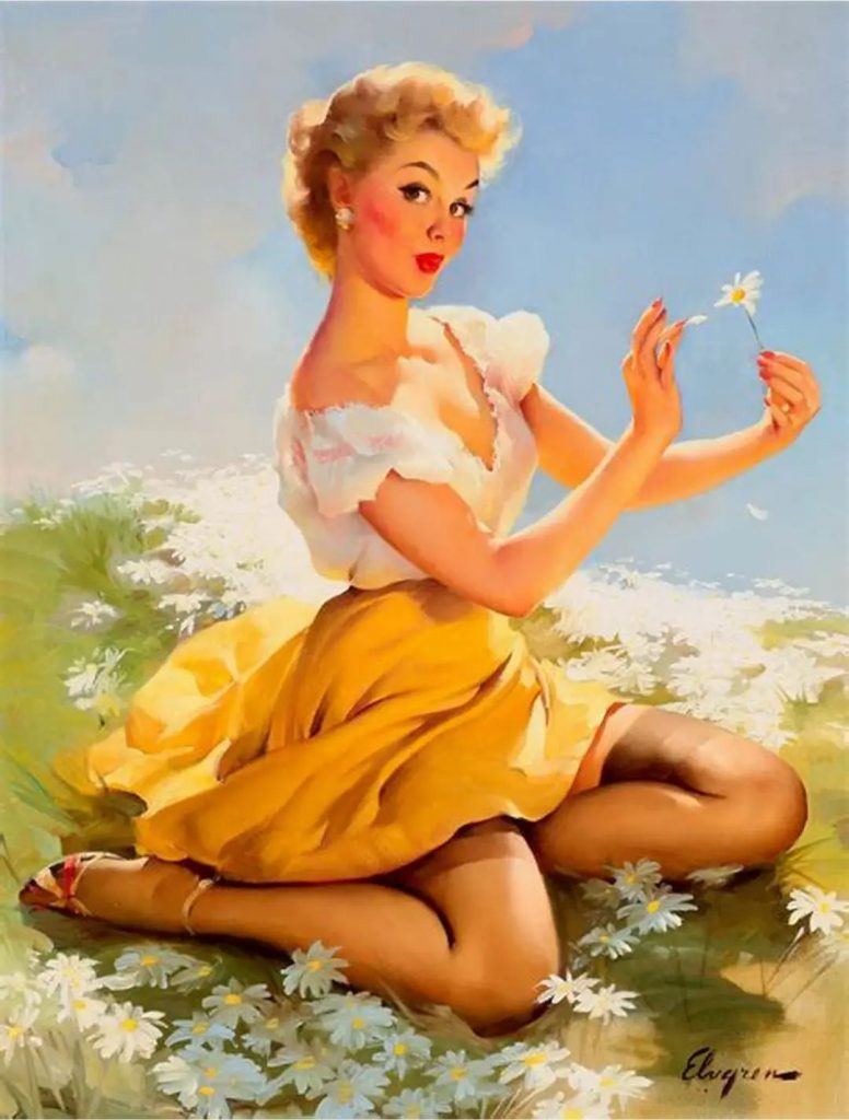 你知道“Pin-up girls”吗?Pin-UP艺术的起源与发展