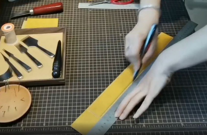 手工制作Spank道具/皮革戒尺详细教程
