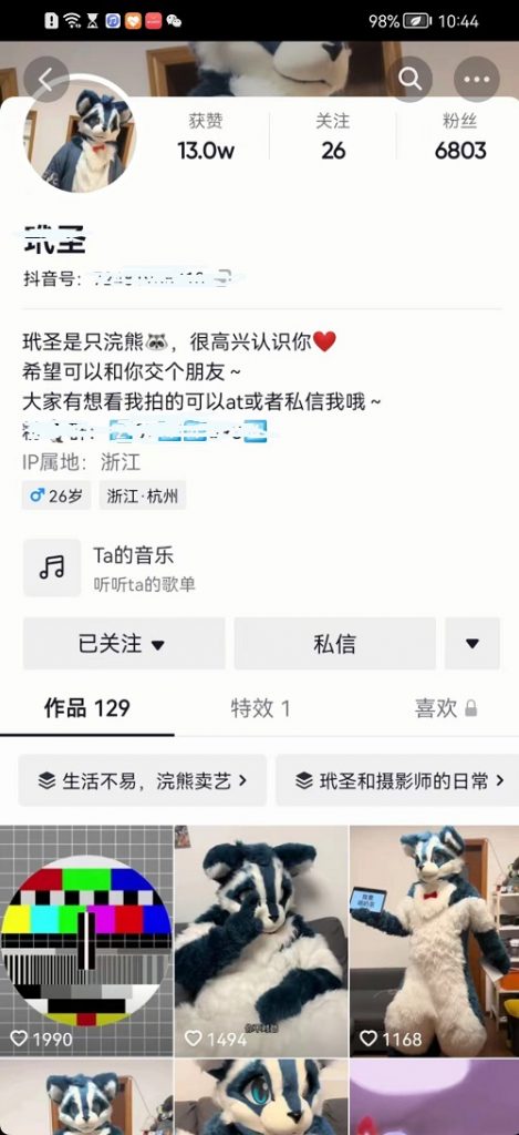 某兽圈(福瑞控|furry控)网红离世,小众圈子更有温度